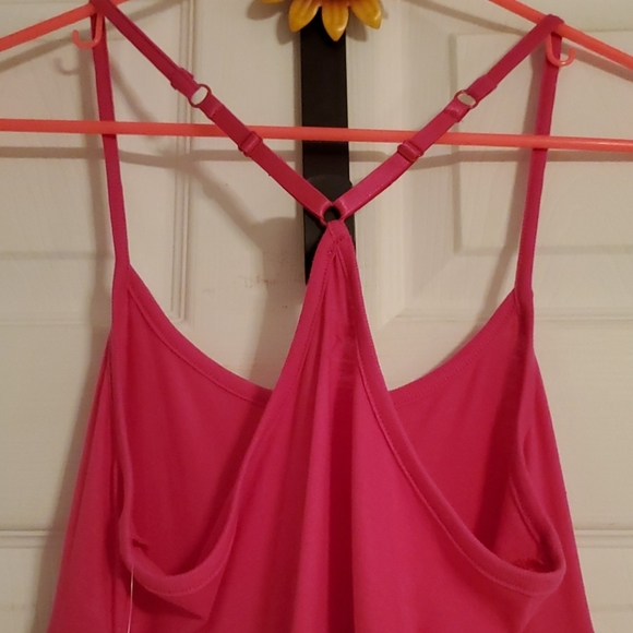 NWT Pink/White Tie Dye Maxi Dress - Picture 5 of 10